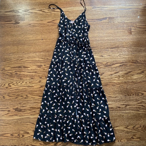 Band of Gypsies Dresses & Skirts - black floral maxi